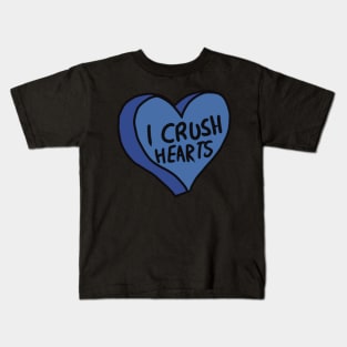 I Crush Hearts Love Heart Kids T-Shirt